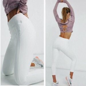 Free People FP Movement Hanalei Leggings White High Rise 7/8 - Medium NWT